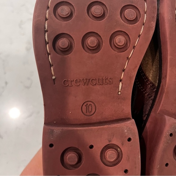 CREWCUTS Suede Leather Oxford Lace Up Loafers Size 10 - Picture 11 of 12